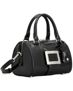 ハンドバッグ Roger Vivier Belle Vivier Bowling Mini Roger Vivier Belle Vivier Mini Bowling Bag in patent leather