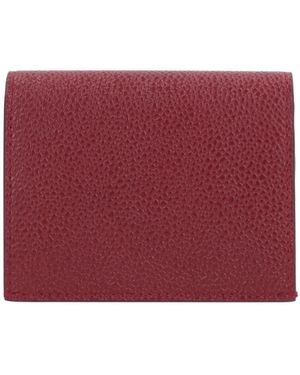 Thom Browne Stripe-Detailed Bi-Fold Cardholder - Red