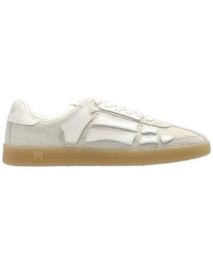 Amiri Embossed Pacific Bones Trainers - White