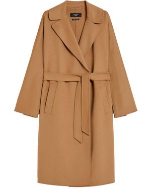 Weekend by Maxmara Long-Sleeved Coat - Brown