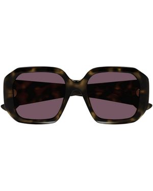 Chloé Chloé Eyewear Geometric Frame Sunglasses - Multicolour