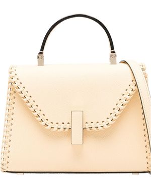 Valextra Iside Mini Top Handle Bag - Natural
