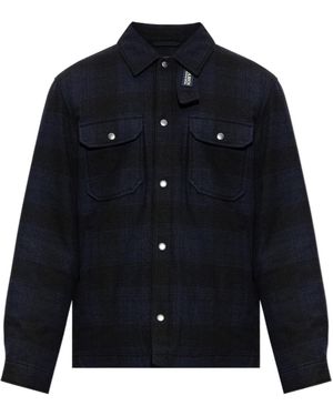 Woolrich Long-Sleeve Casual Jacket - Blue
