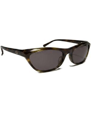 Gucci Geometric-Frame Sunglasses - White