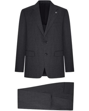 Lardini Long-Sleeved Suit - Blue
