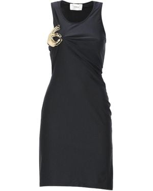 Coperni Single Short Emoji Dress - Black