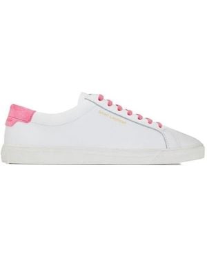 Saint Laurent Logo Leisure Sports Shoes - White
