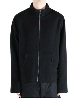 Rier Zip-Up Sweatshirt - Black