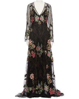 Valentino Long-Sleeved Dress - Black