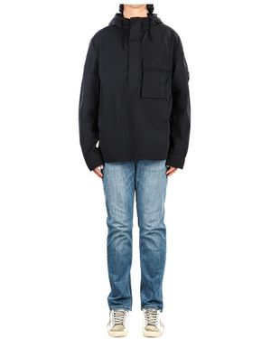 C.P. Company Drawstring-Hood Anorak Jacket - Black