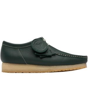 Clarks Wallabee Rb Derby Shoes - Green