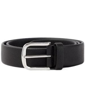 Kiton Buckle Belt - White