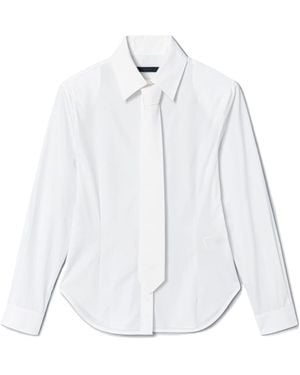 Juun.J Long-Sleeved Collared Shirt - White