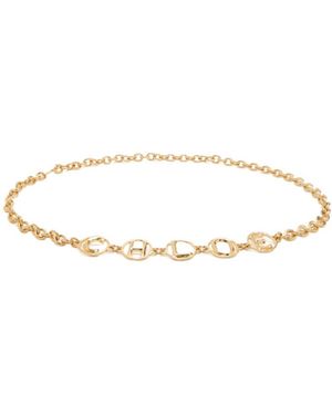Chloé The Chloé Script Chain Belt - White