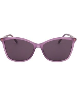 Jimmy Choo Geometric Frame Sunglasses - Purple