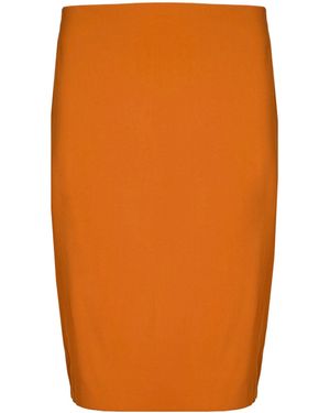 Saint Laurent Midi Skirts - Orange