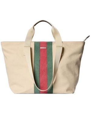 Gucci Positano Medium Tote Bag - White