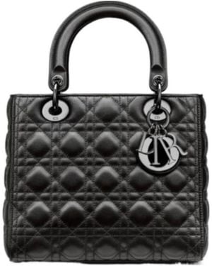 Dior Medium Lady Handbag - Black