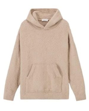 Roberto Collina Brushed-Knit Hoodie - Natural