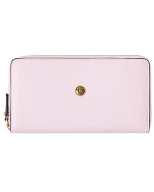 Versace Emblème Zipped Wallet - Pink