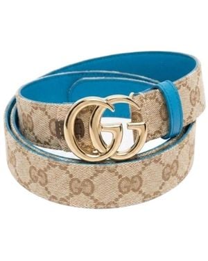 Gucci Buckle Belt - Blue