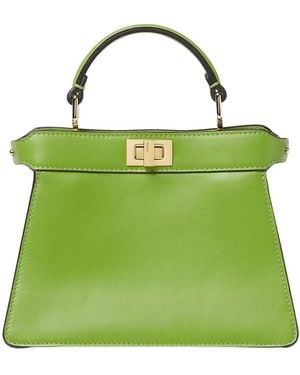 Fendi Peekaboo Iseeu Petite Tote Bag - Green
