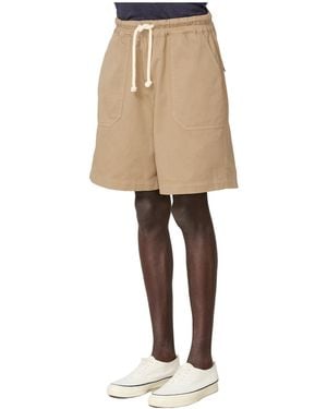 Officine Generale Cargo Shorts - Natural