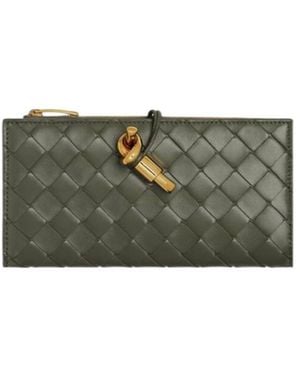 Bottega Veneta Andiamo Long Wallet - Green