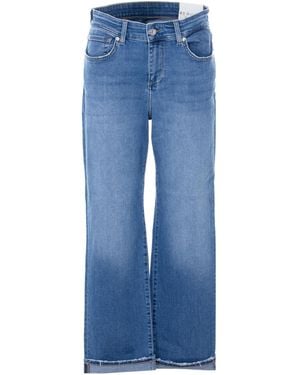 Liu Jo Logo Embellished Trousers - Blue