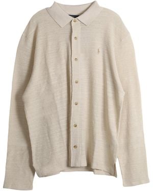 Polo Ralph Lauren Long-Sleeved Knitted Cardigan - Natural