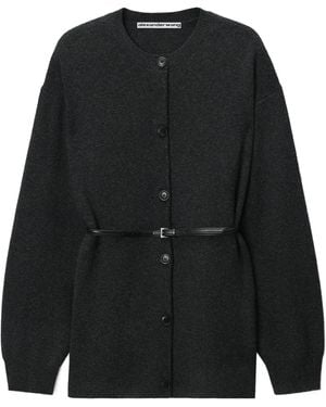 Alexander Wang Belted Cardigan - Black