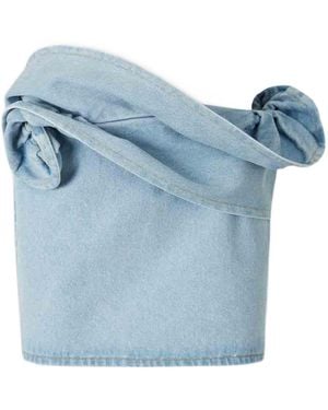 Magda Butrym Denim Mini Skirt - Blue