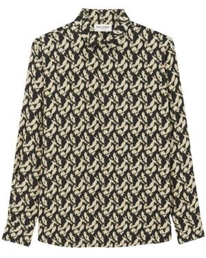 Saint Laurent Viscose Voile Shirt - Multicolor