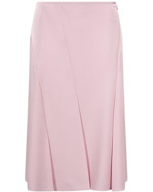 Jil Sander Pleated Skirt - Pink