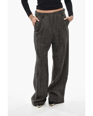 Dries Van Noten High-Waisted One-Pleat Pants - Black