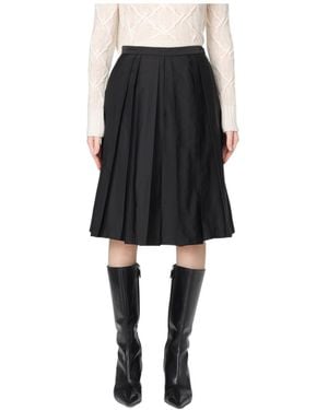 Ermanno Scervino Pleated Skirt - Black