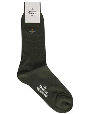 Vivienne Westwood Logo Socks - Black