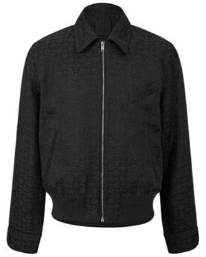 Givenchy Logo Zip-Up Jacket - Black