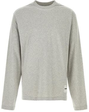 Jil Sander Three Long-Sleeves T-Shirt - Gray