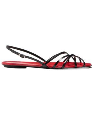 Proenza Schouler Uma Slingback Sandals - Red