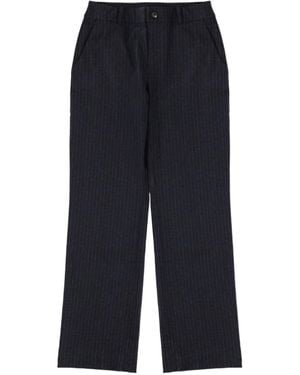 Paloma Wool Pinstriped Straight-Leg Pants - Blue