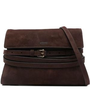 Moschino Flap Shoulder Bag - Black