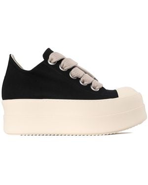 Rick Owens Double Bumper Jumbo-Lace Trainers - Black