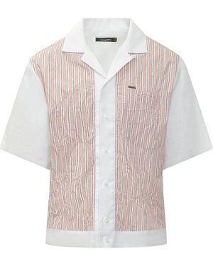 DSquared² Regular Stripes Shirt - White
