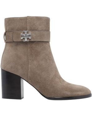 Tory Burch Suede Ankle Boots - Brown