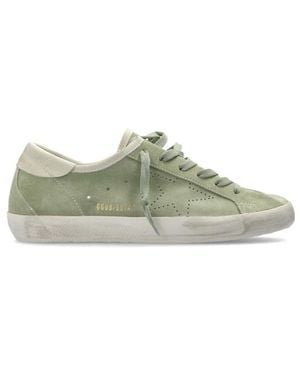 Golden Goose Super Star Low-Top Trainers - Green