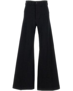 Polo Ralph Lauren High-Waist Palazzo Trousers - Black