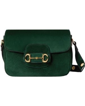 Gucci Horsebit 1955 Aura Mini Shoulder Bag - Green