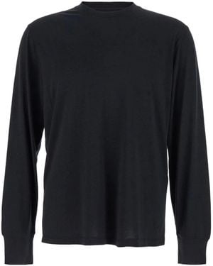 Tom Ford Crew Neck Long-Sleeved T-Shirt - Black