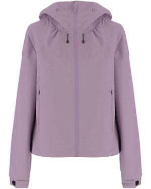Save The Duck Hooded Zip-Up Jacket - Purple